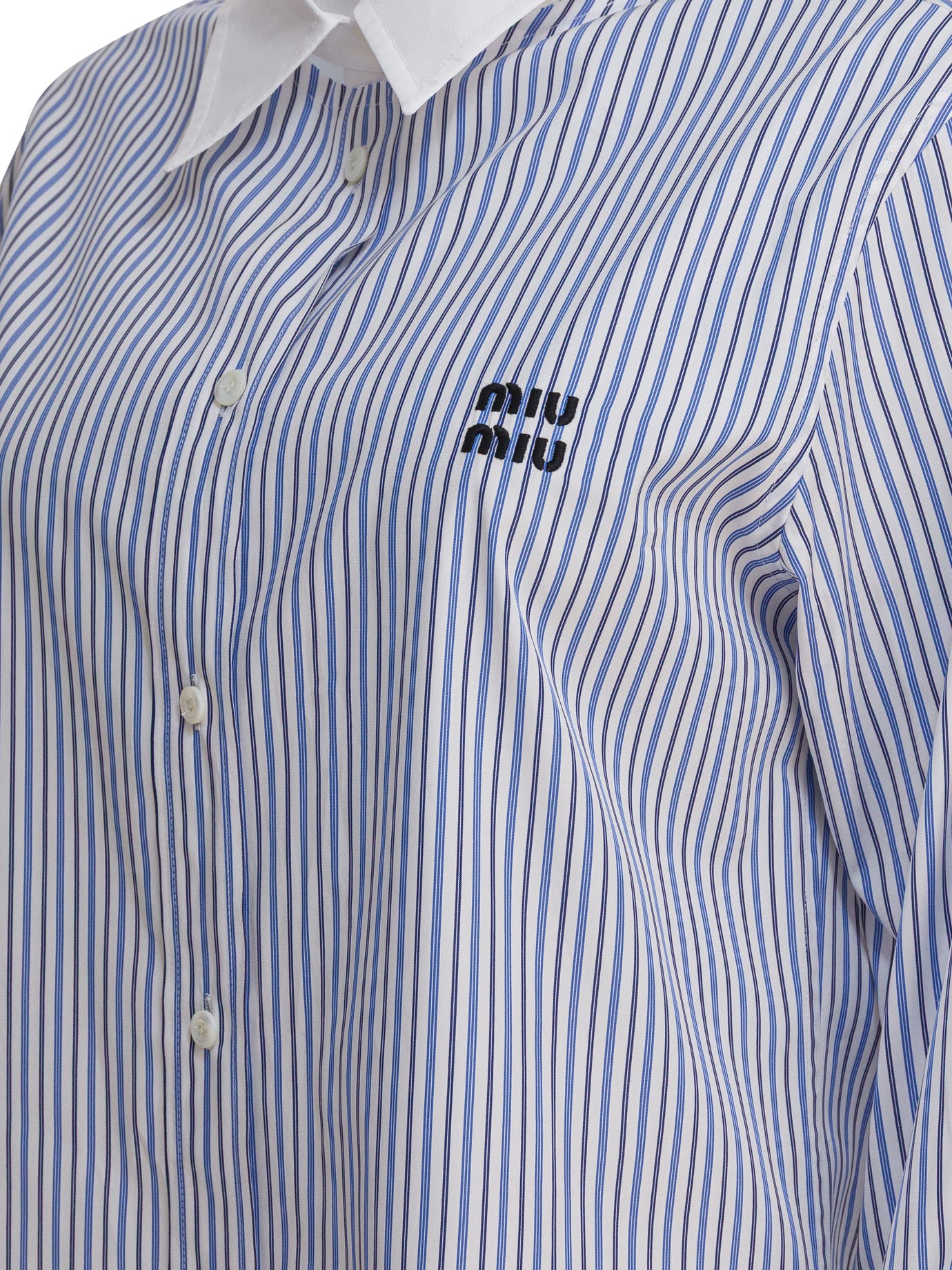 [Miu Miu] Shirts Long Sleeve FW25 MK1972174TF0W3B S OOO