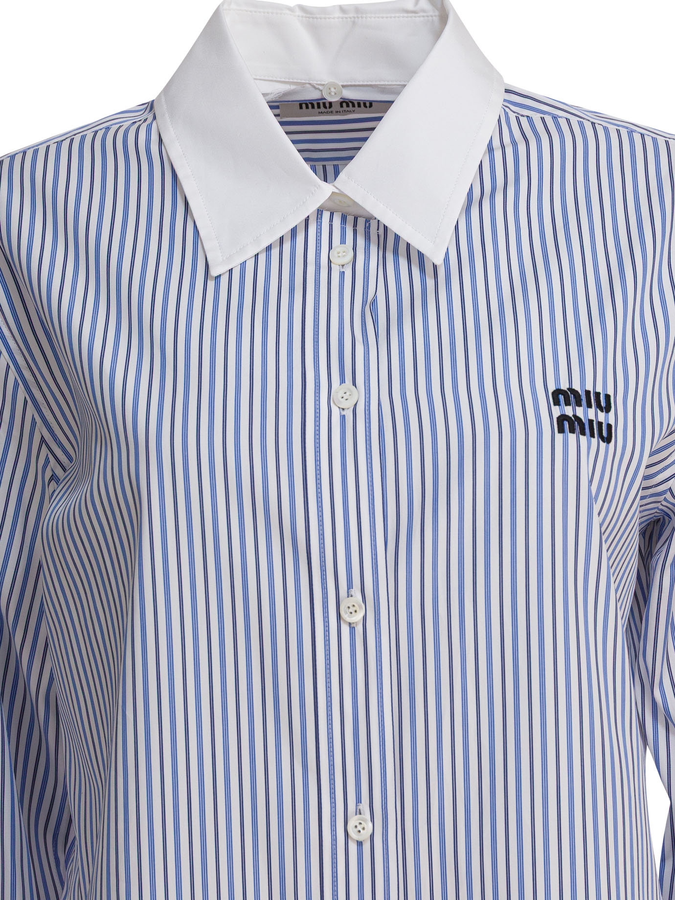[Miu Miu] Shirts Long Sleeve FW25 MK1972174TF0W3B S OOO