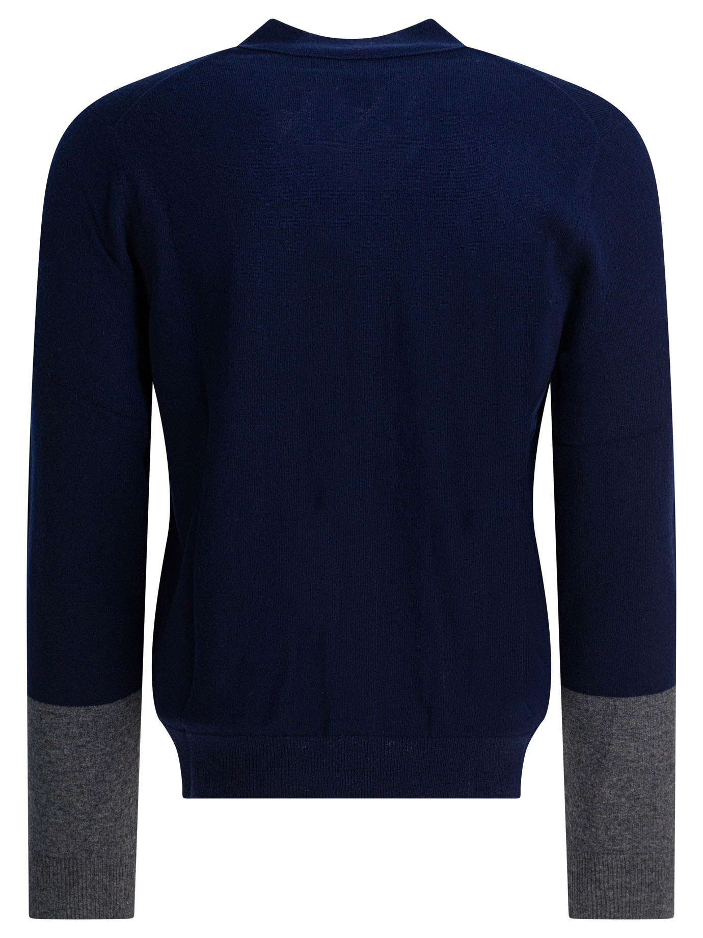 [COMME DES GARCONS FOREVER] Cardigan FW25 FZ-N109-PER2 NAVY/TOP GREY