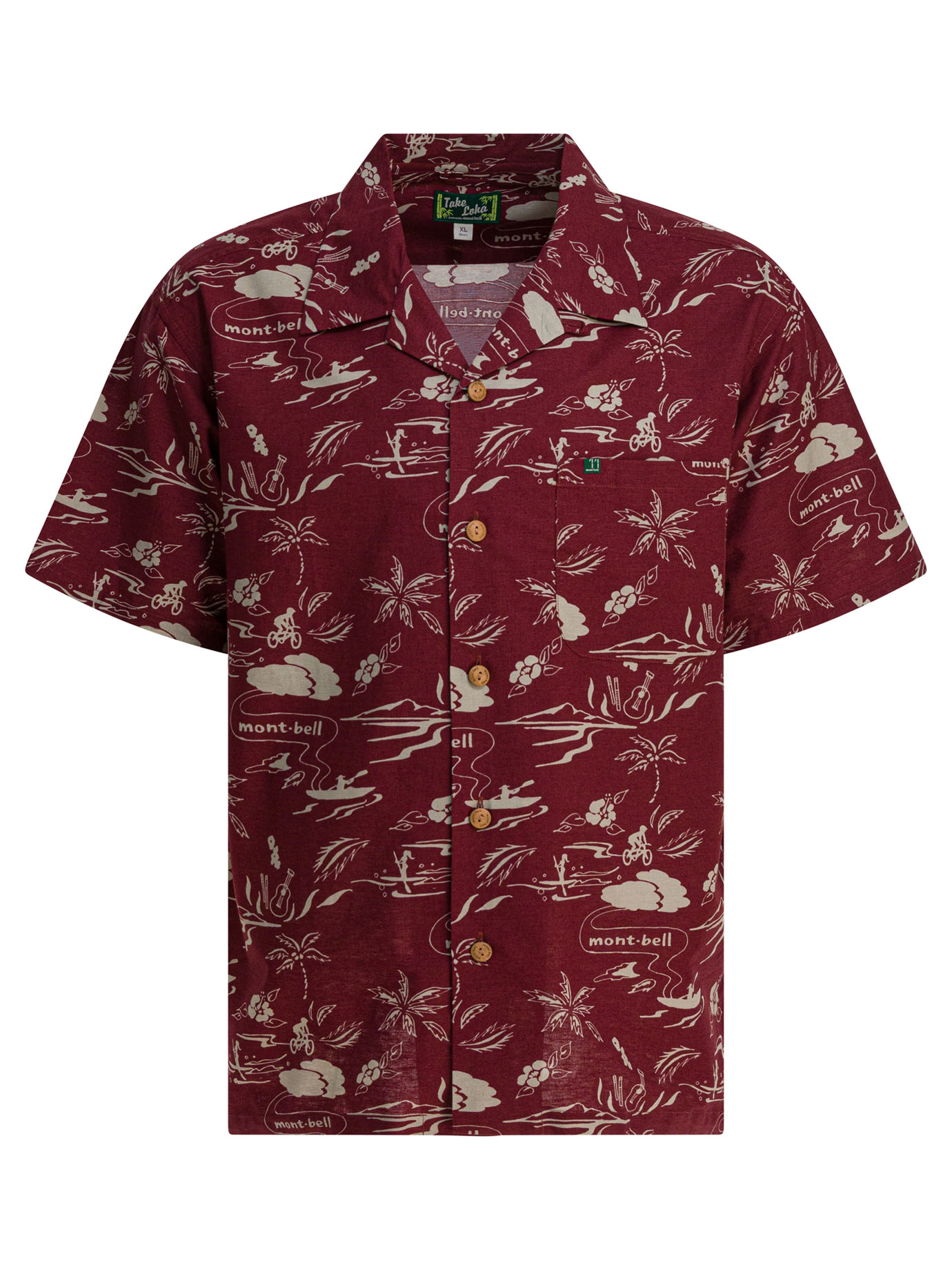 [Montbell] Shirts Short Sleeve FW25 2104584TAKE LOHA M'S ISLAND#3