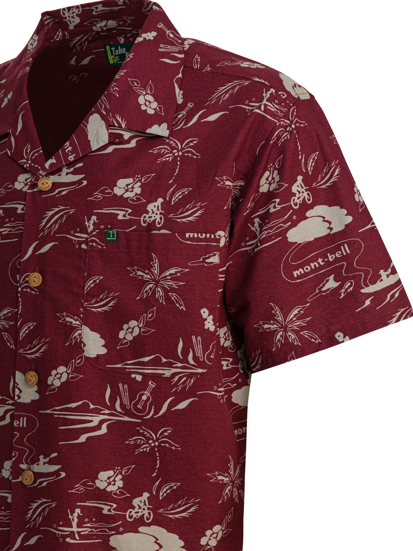 [Montbell] Shirts Short Sleeve FW25 2104584TAKE LOHA M'S ISLAND#3