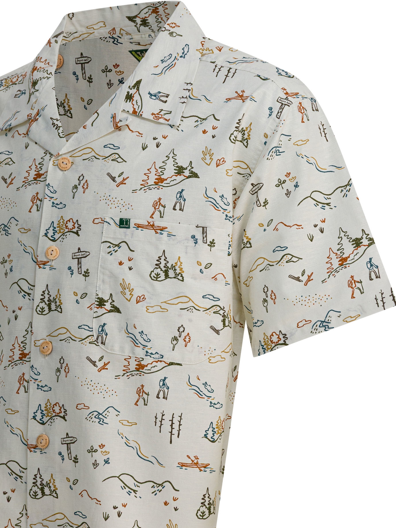 [Montbell] Shirts Short Sleeve FW25 2104776TAKE LOHA M'S ACTIVITY#1