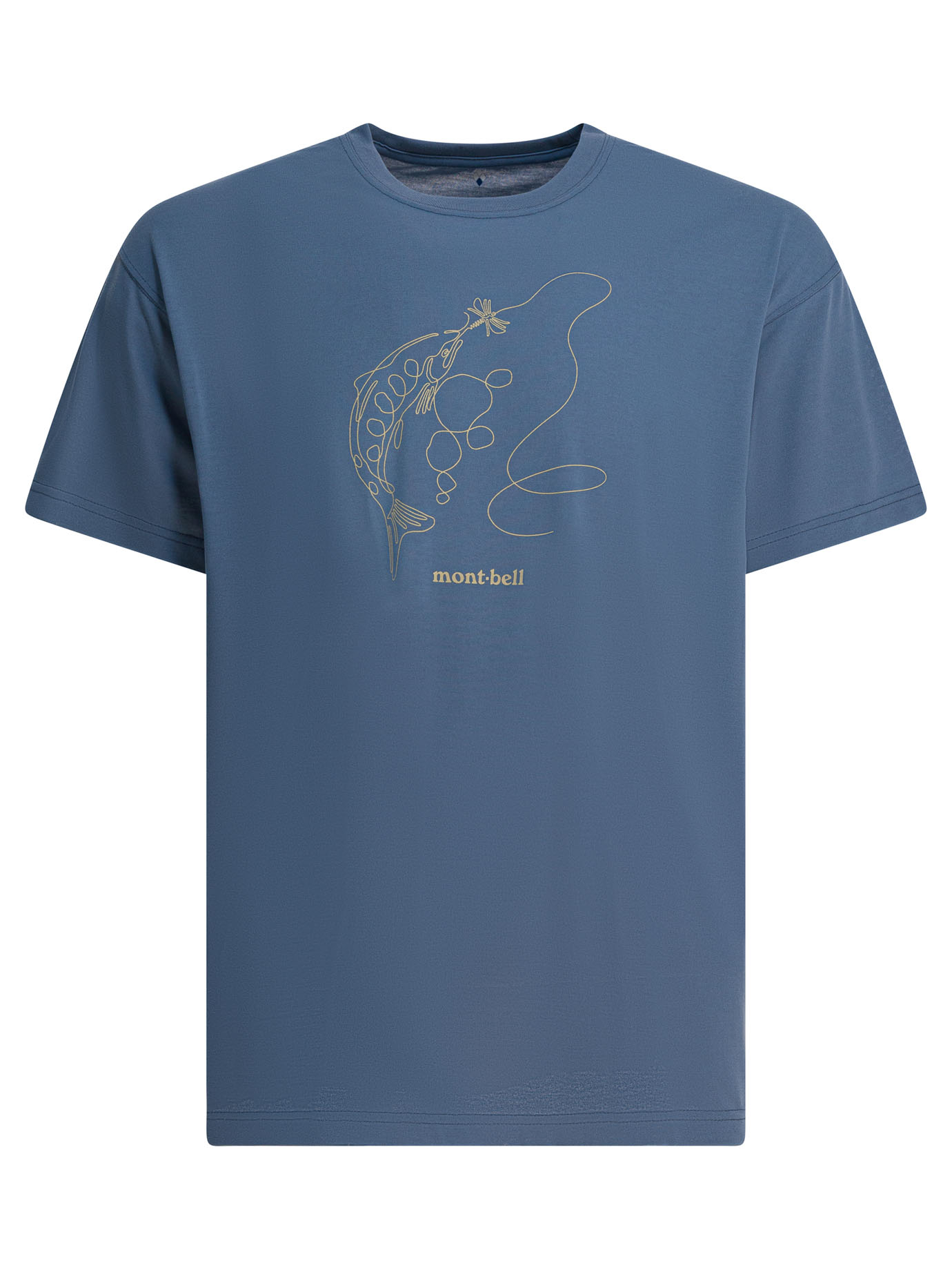 [Montbell] T-shirts Short Sleeve FW25 2304621WICKRON T SINGLE LINEBL
