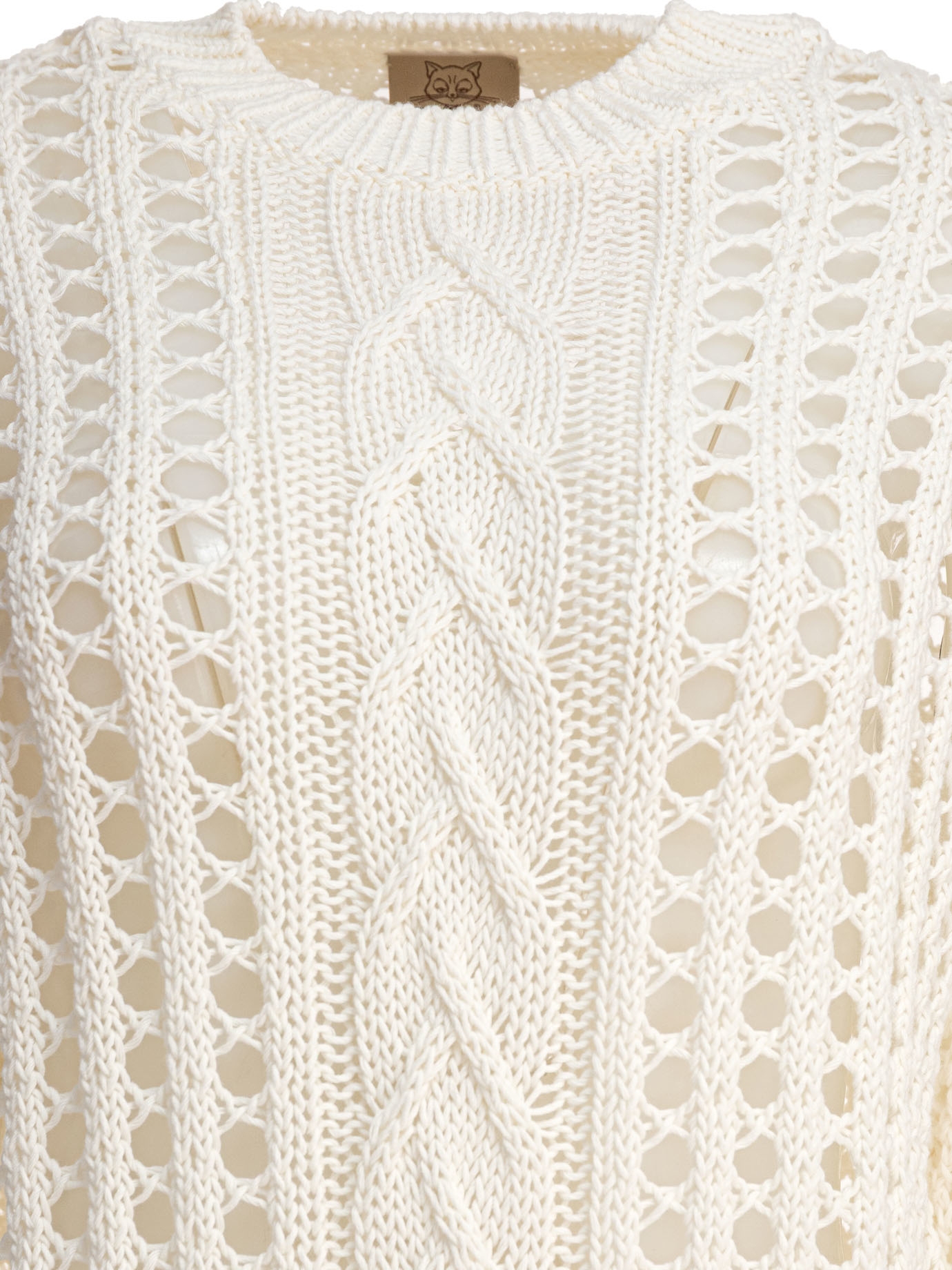 [Rakki] Knitwear SS25 SUMMER BREATHLESSBIANCO LATTE