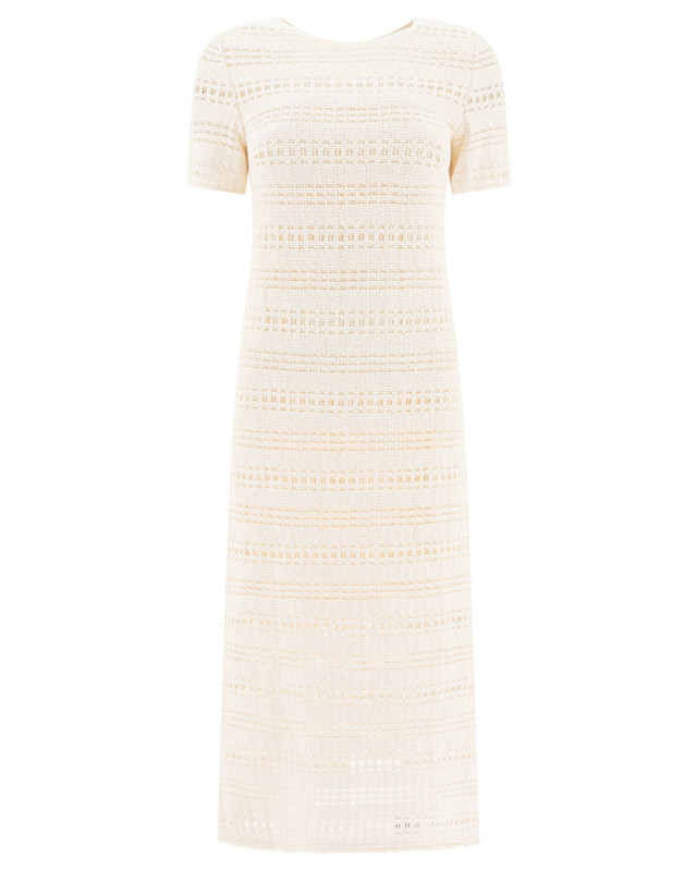 [SANDBEIGE] Short sleeve dress SS25 SBB2OP10ACIVORY