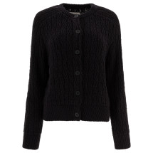 [LOULOU STUDIO] Cardigan SS25 SEANBLACK