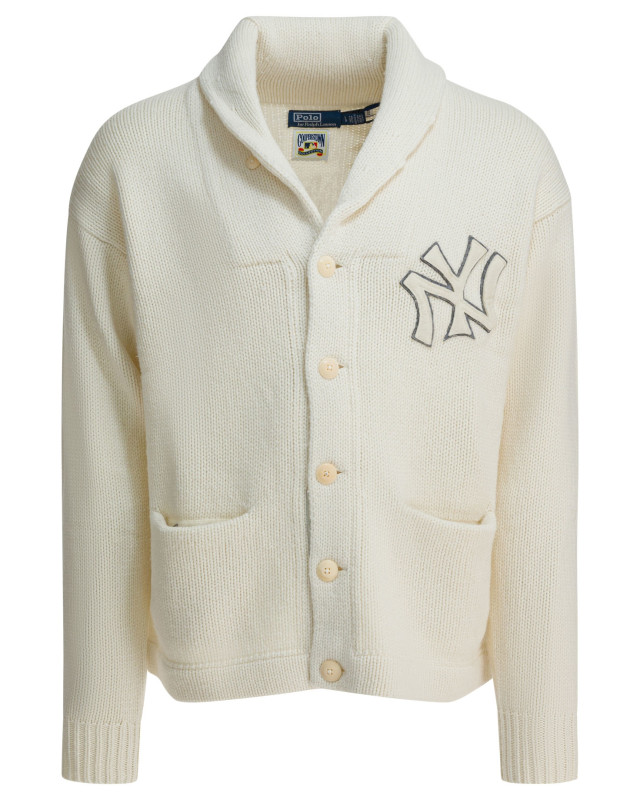 [Polo Ralph Lauren] Cardigan FW25 710982821001ANDOVER CREAM COMBO