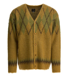 [Needles] Cardigan FW25 RW355MUSTARD