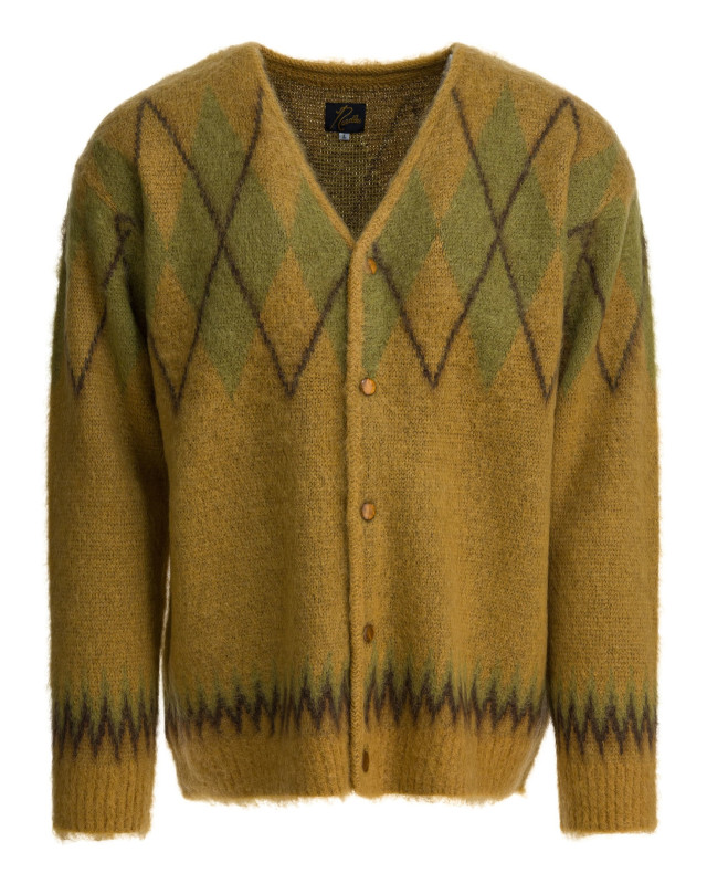 [Needles] Cardigan FW25 RW355MUSTARD