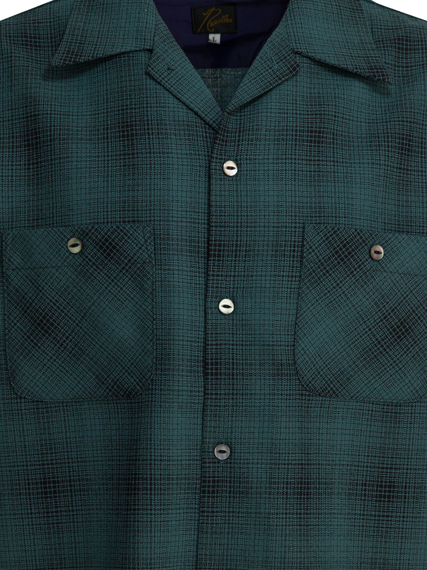[Needles] Shirts Long Sleeve FW25 RW163A-BLUE