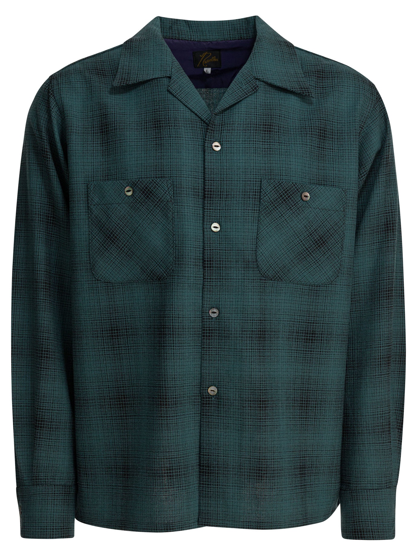 [Needles] Shirts Long Sleeve FW25 RW163A-BLUE