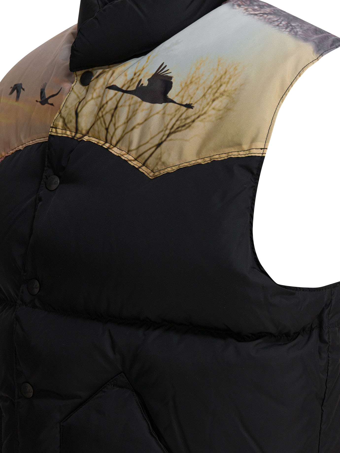 [Needles] Down Vest FW25 RW431C-BLACK