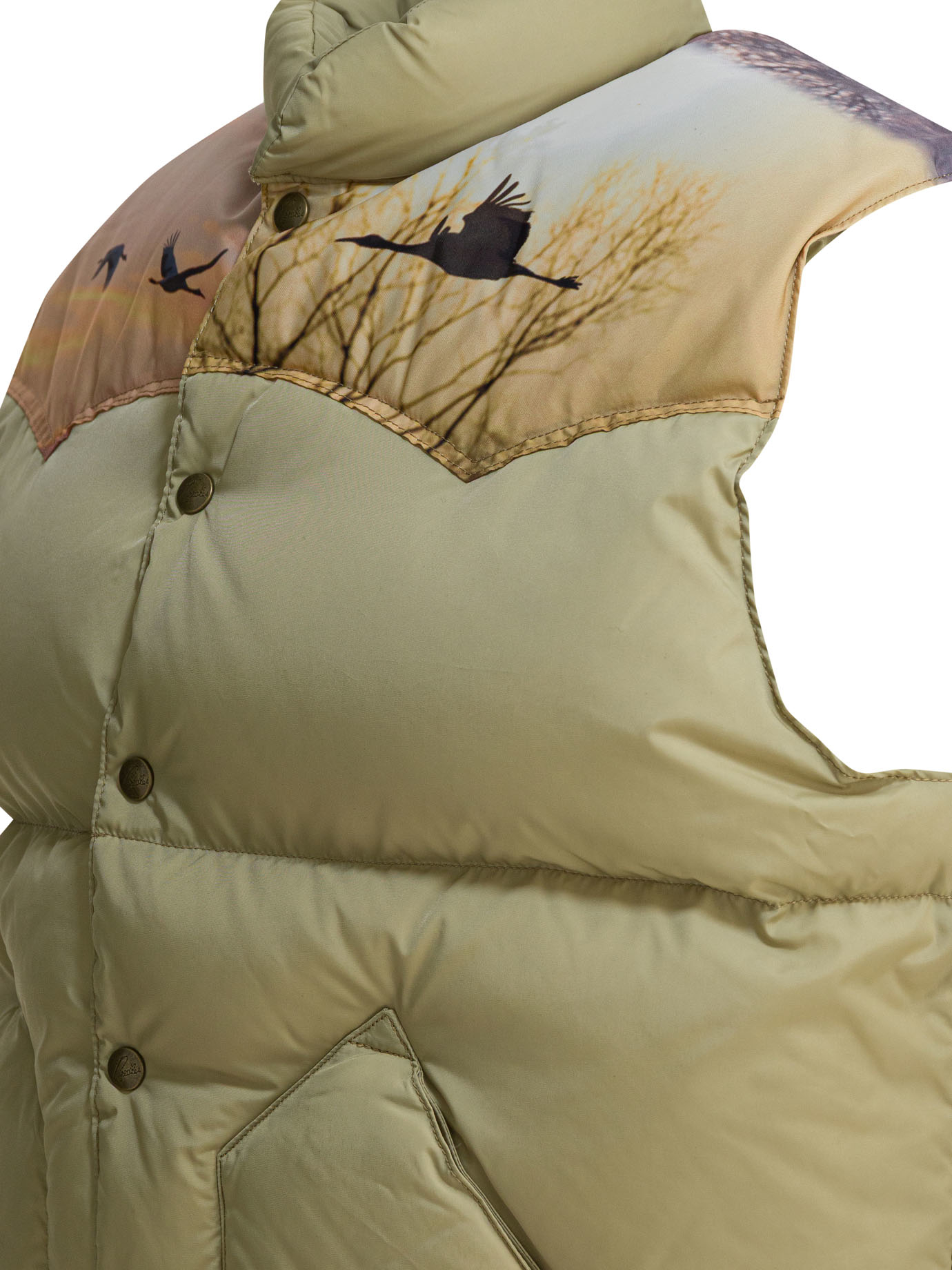 [Needles] Down Vest FW25 RW431A-BEIGE