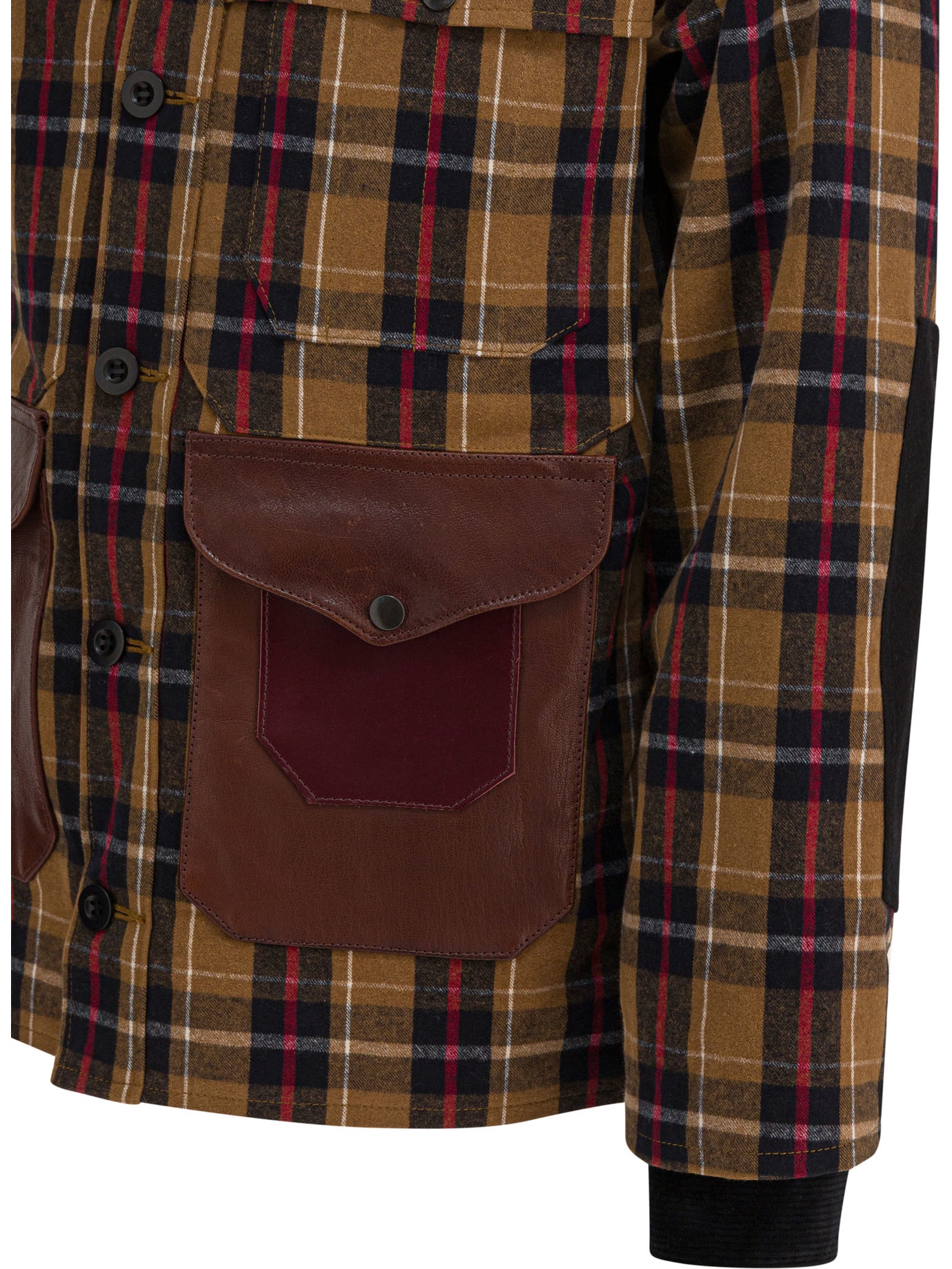 [Junya Watanabe MAN] Jacket FW25 WP-J024-W251 BGE/BLK/RED X