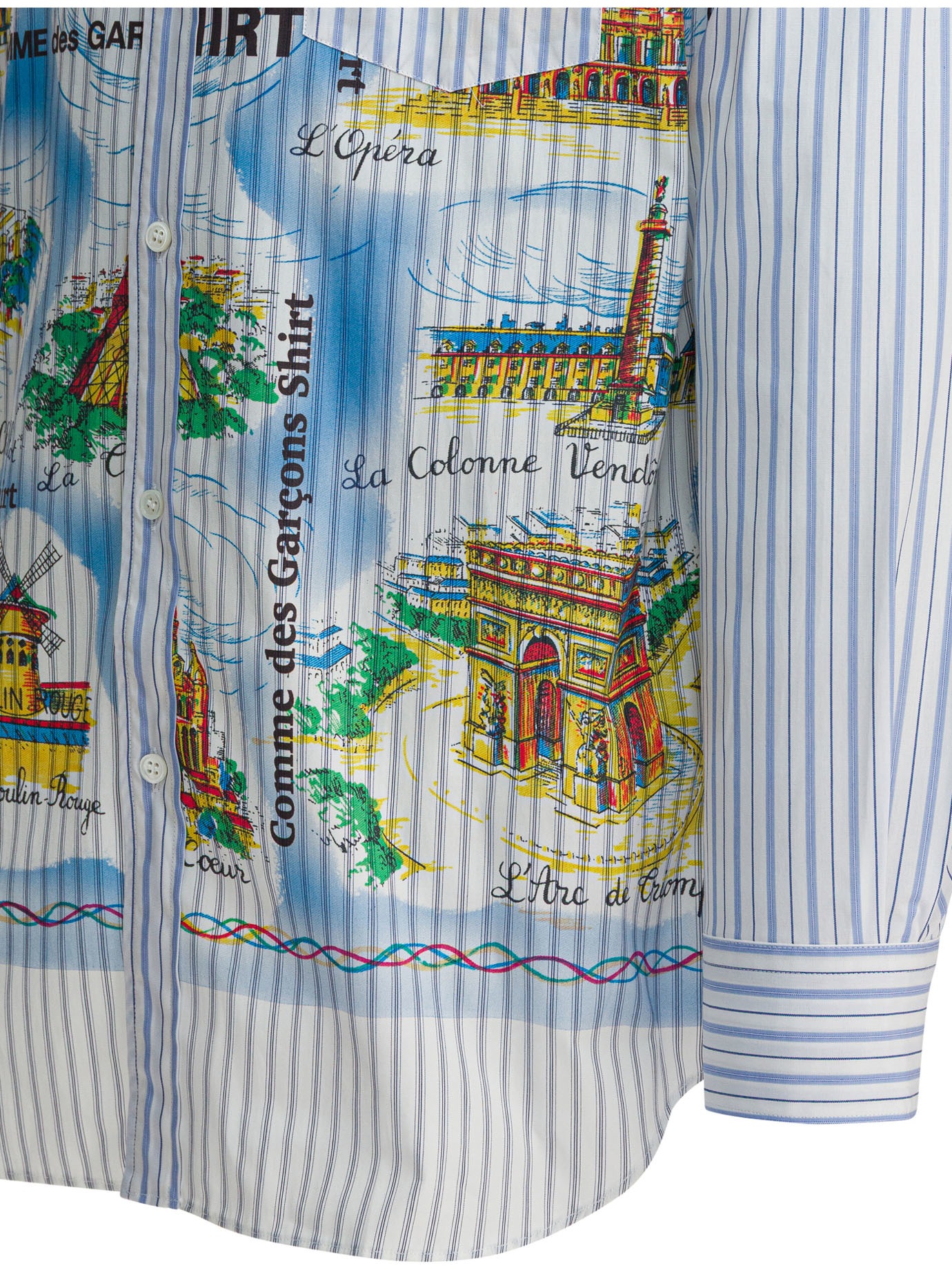 [COMME DES GARCONS SHIRT] Shirts Long Sleeve FW25 FP-B015-W251 STRIPE/MIX