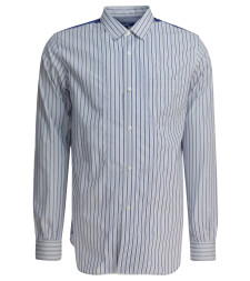 [Junya Watanabe MAN] Shirts Long Sleeve FW25 WP-B015-W251 WH/NV X WH/BLU