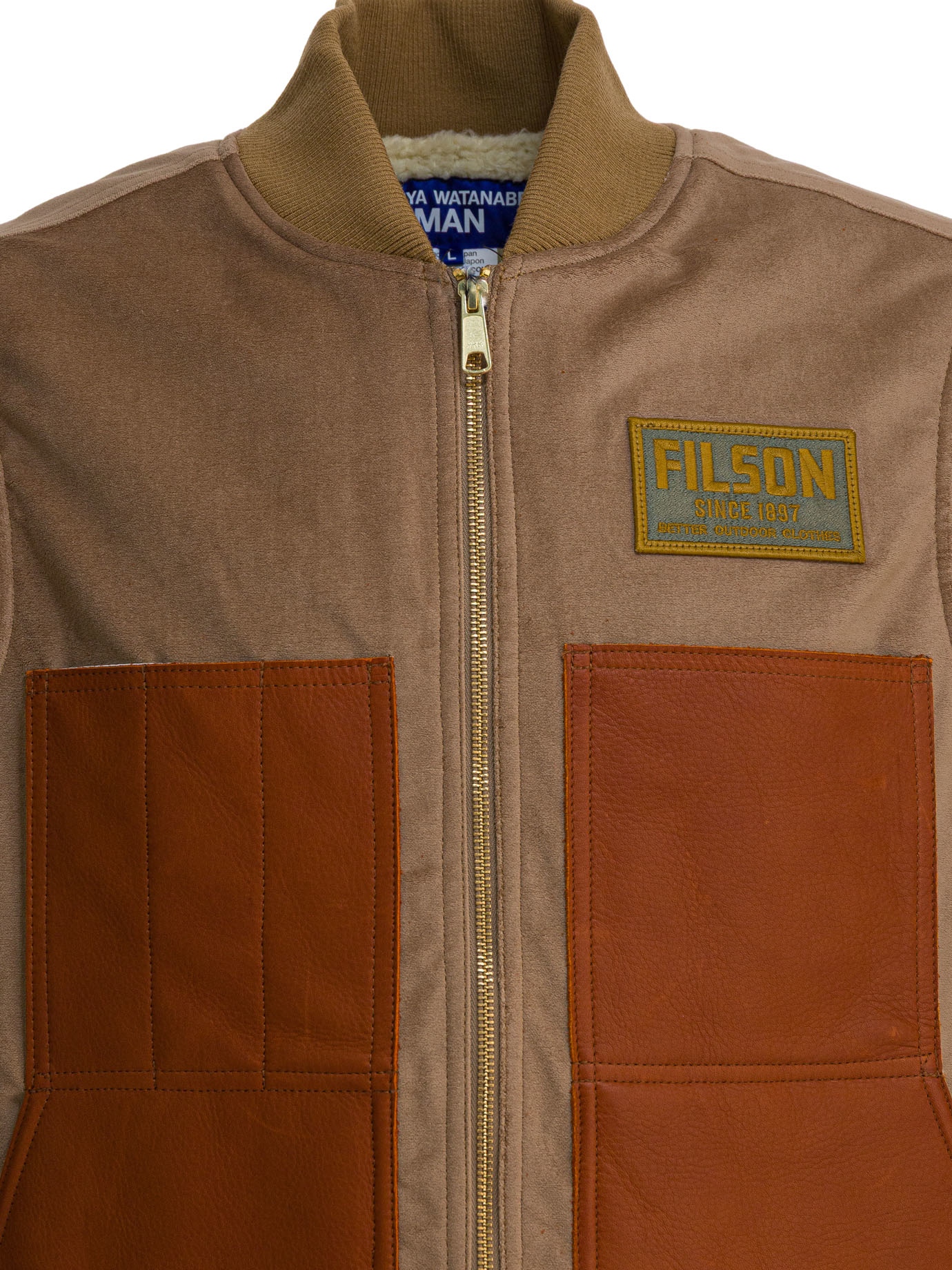 [Junya Watanabe MAN] Vest FW25 WP-V002-W251 BEIGE X BRN X