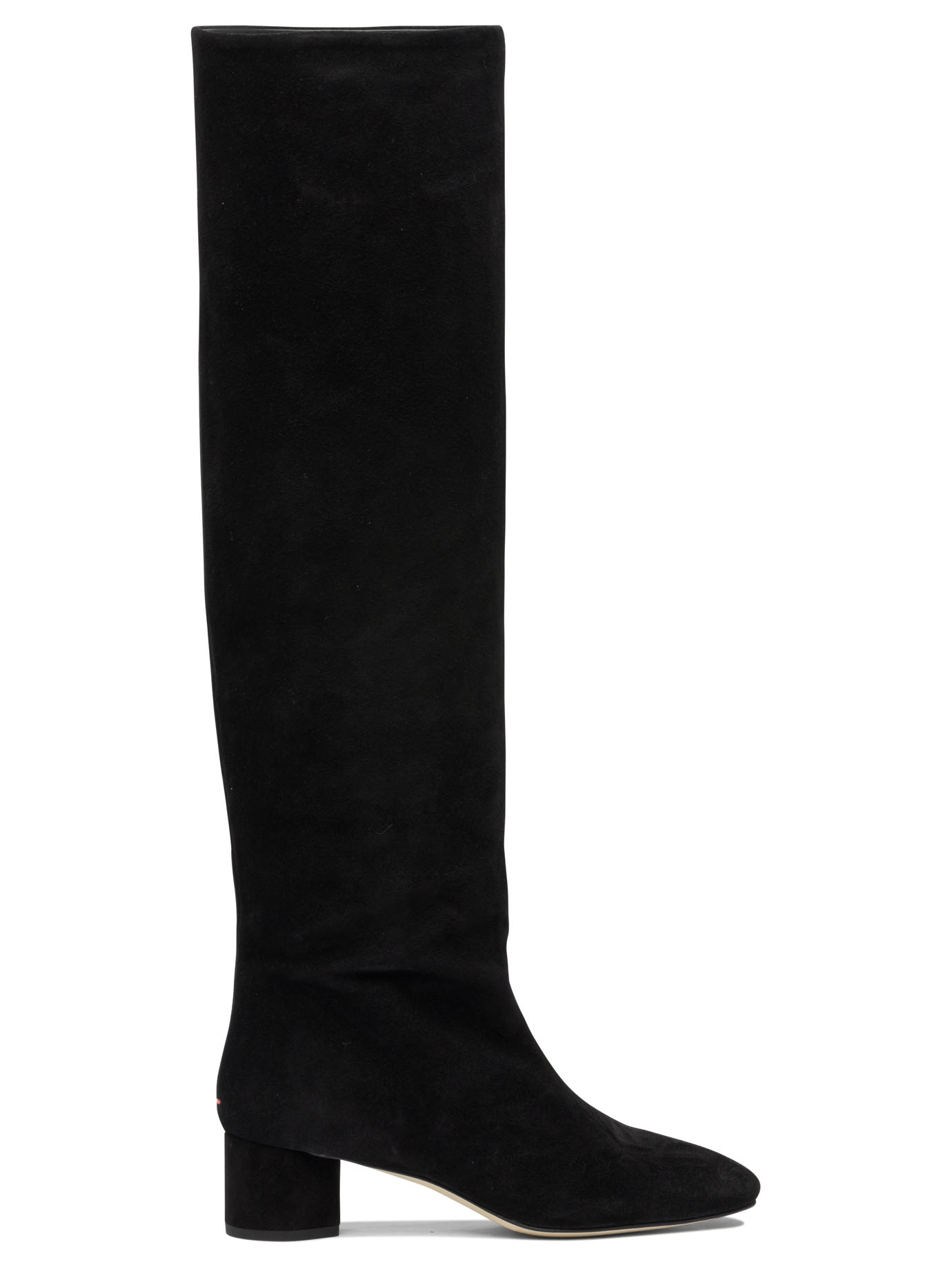 [Aeyde] Long Boots FW25 WILLACOW SUEDE LEATHER BLACK
