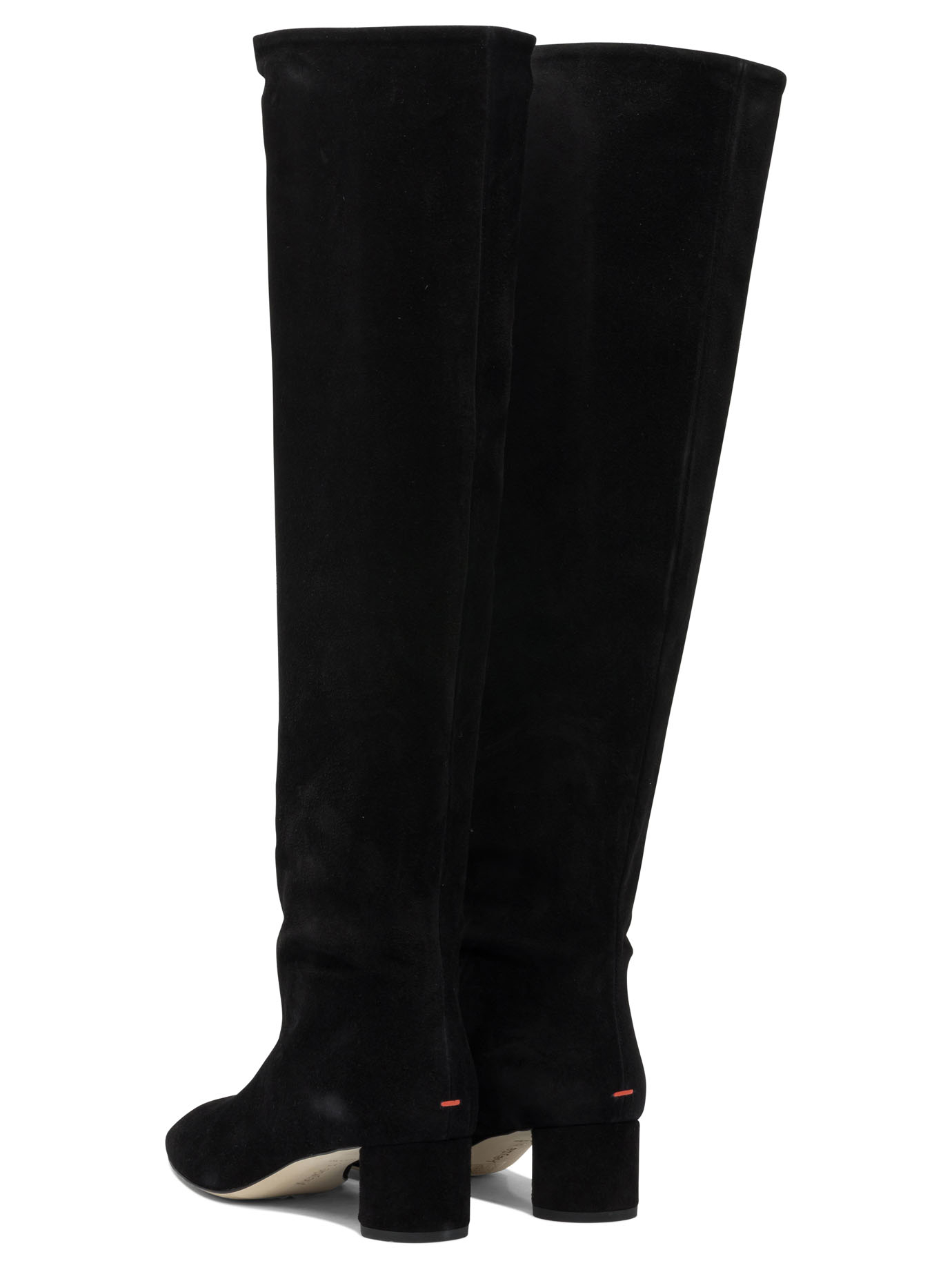 [Aeyde] Long Boots FW25 WILLACOW SUEDE LEATHER BLACK