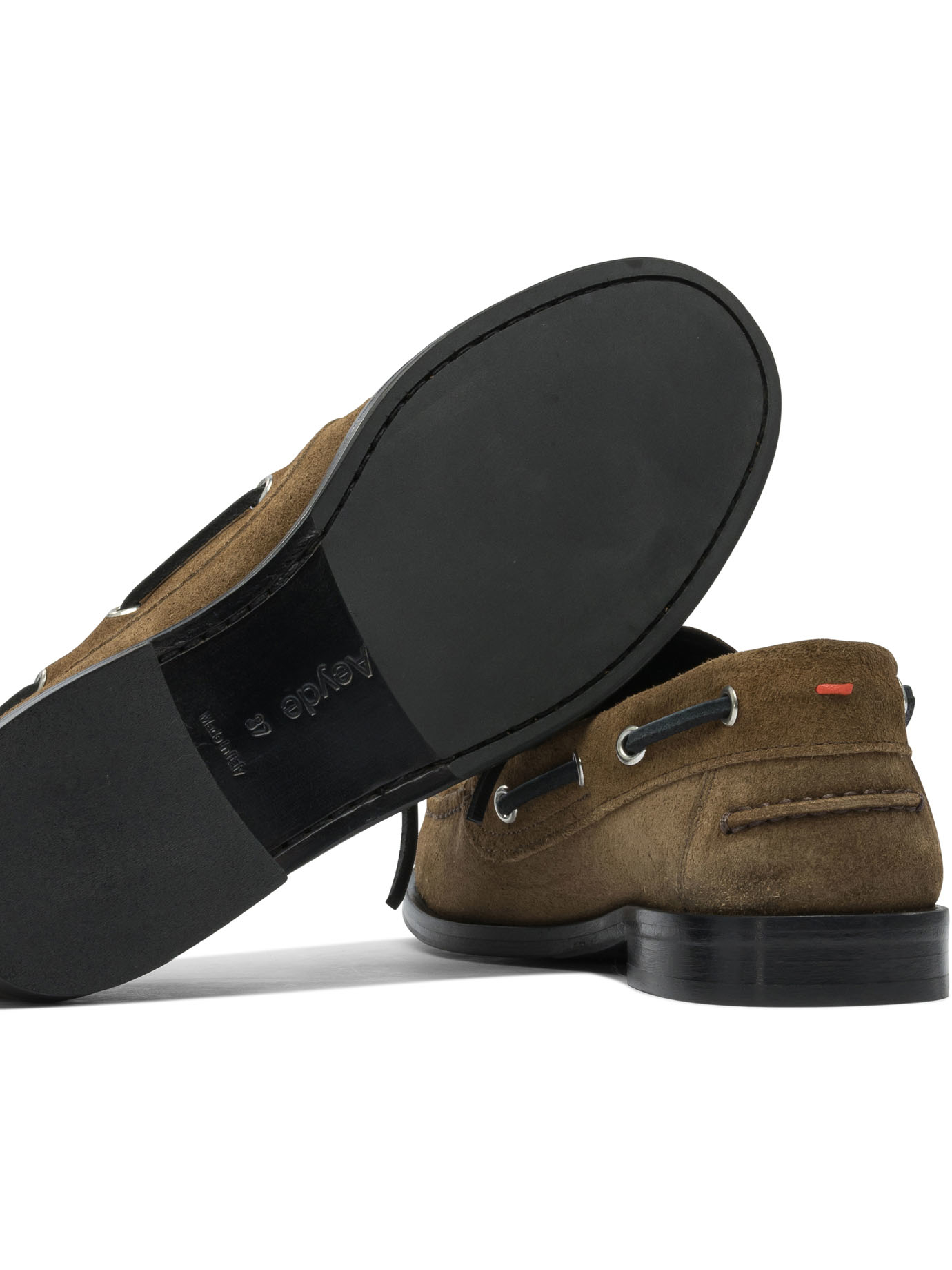 [Aeyde] Loafer FW25 HARRISCOW SUEDE LEATHER TOBACCO