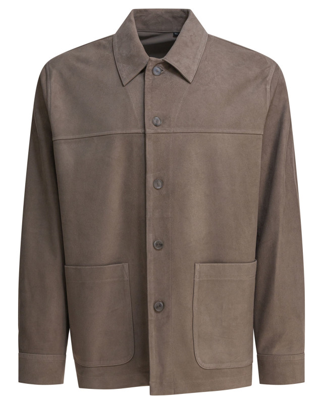 [VINCE] Leather Jacket FW25 M10444057A280PTY