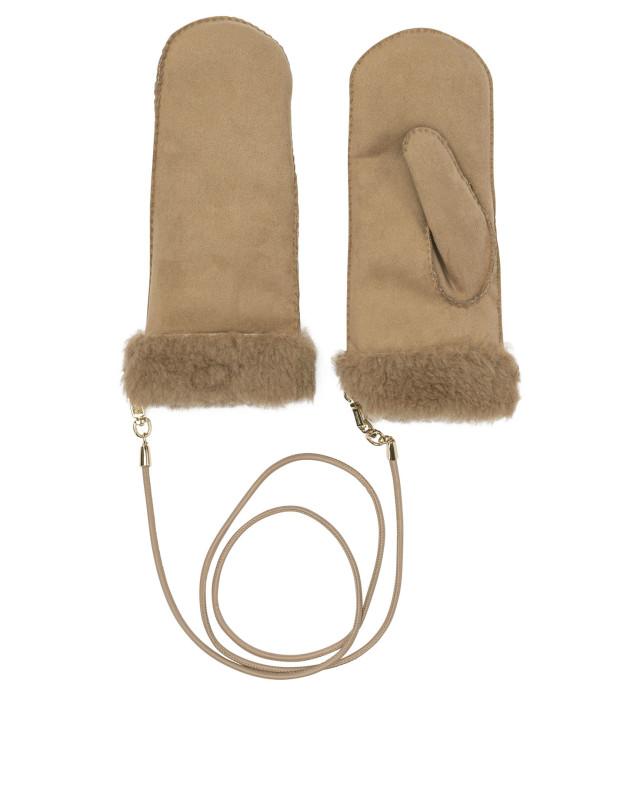 [Max Mara] Glove FW25 2524566092SAND001