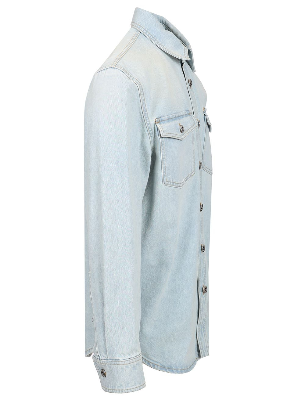 [Bottega Veneta] Shirts Long Sleeve SS25 813505V4ZR04132