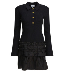 [GANNI] Long sleeve dress FW25 K2523099