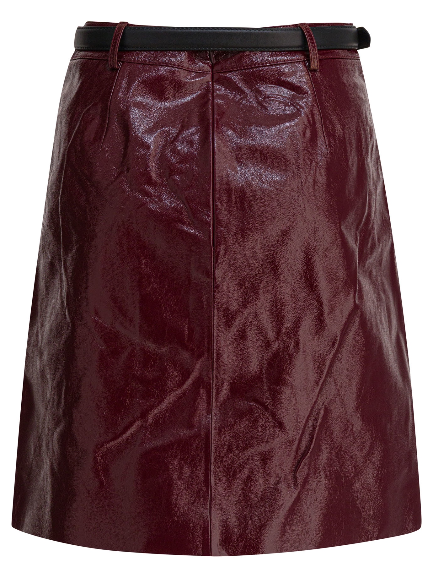 [Self-portrait] Mini skirt FW25 PF25-091SK-BUBURGUNDY