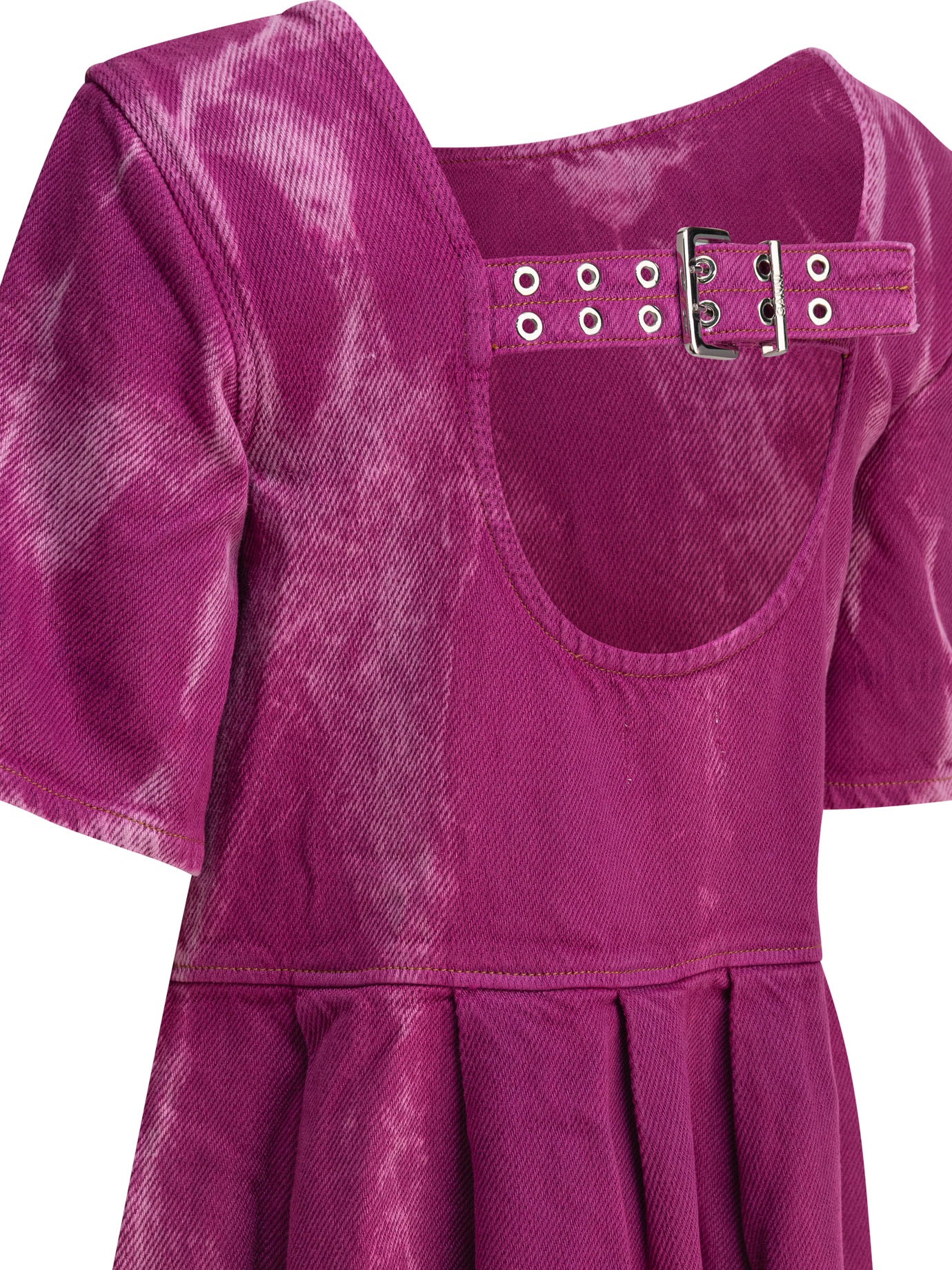 [GANNI] Short sleeve dress SS25 J1672088