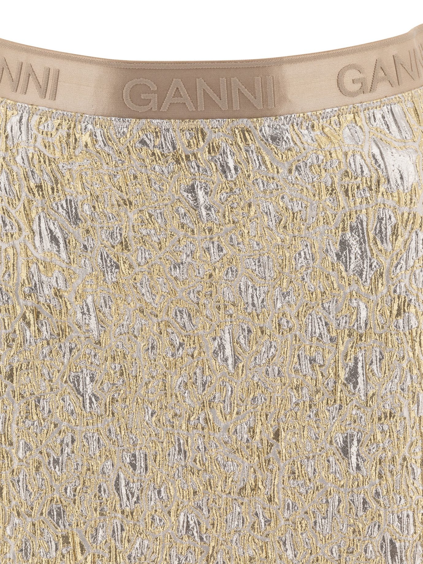[GANNI] Mini skirt SS25 W0038012