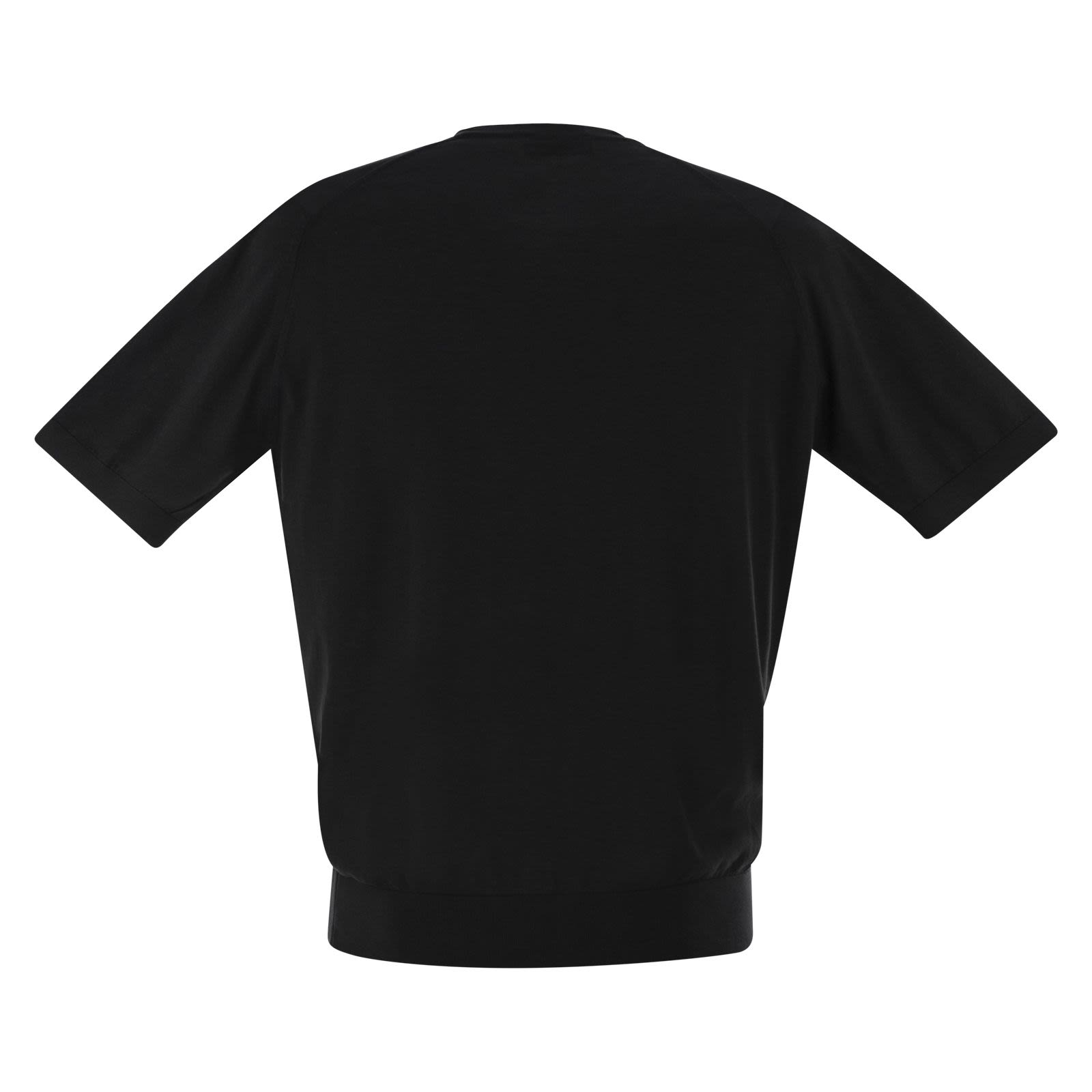 [JOHN SMEDLEY] T-shirts Short Sleeve SS26 KEMPTON BLACK
