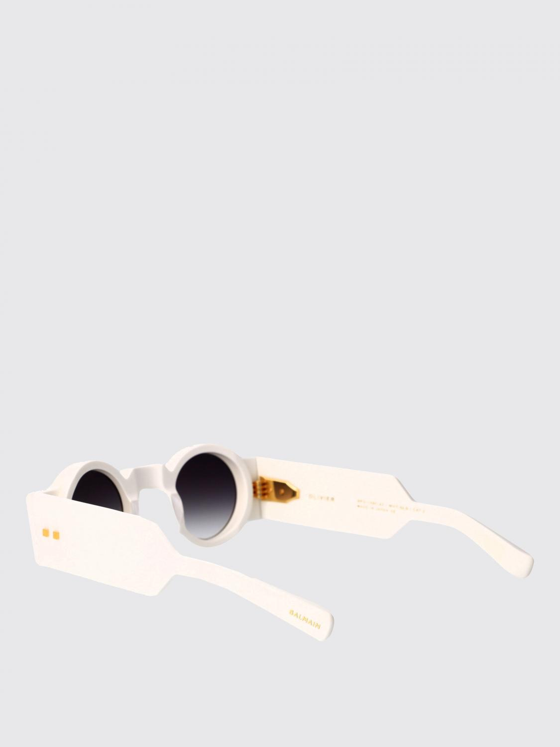 [Balmain] Sunglasses FW25 BPS159C42 WHT-GLD