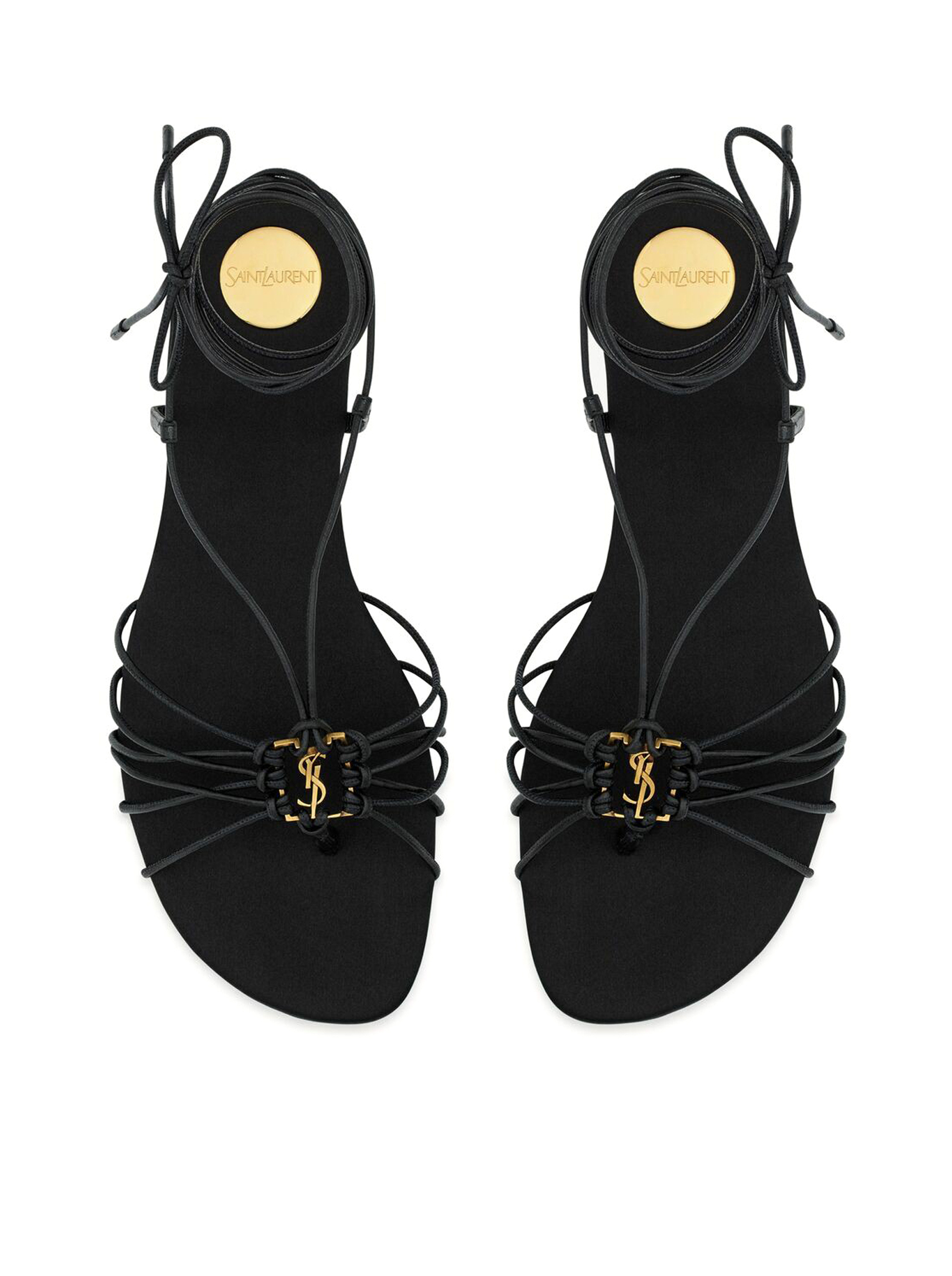 [Saint Laurent] Sandals SS26 820656AAEOF1000 BLACK