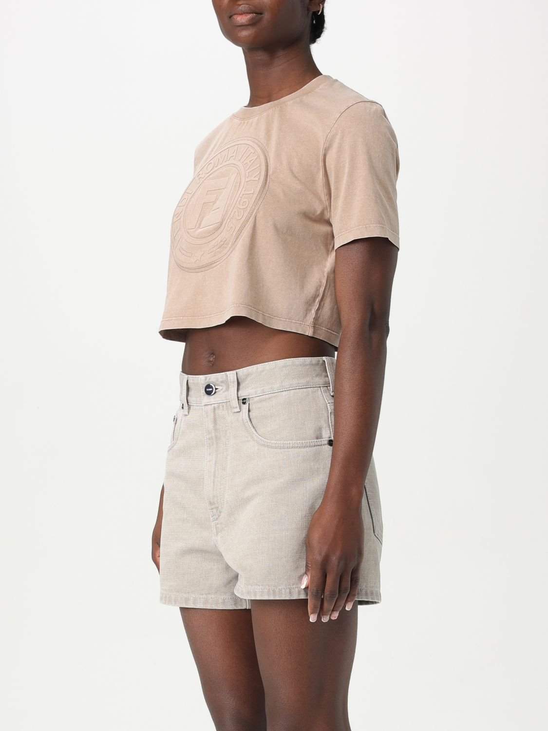 [Fendi] T-shirts Short Sleeve FW25 FS9715ASNI F1RX9