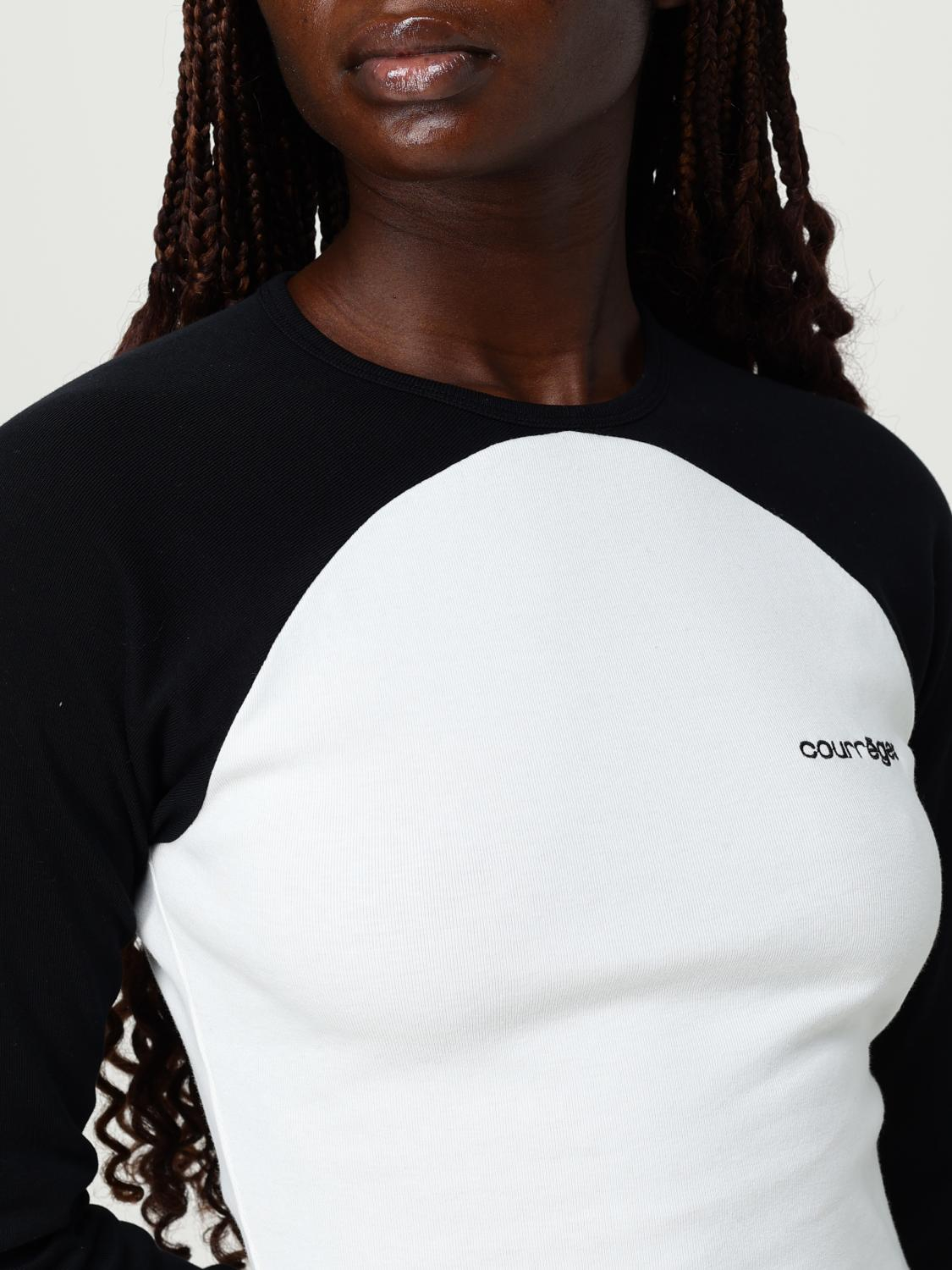 [Courreges] T-shirts Long Sleeve FW25 325JTS228JS0203 0098