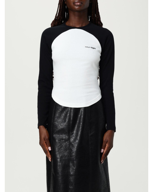 [Courreges] T-shirts Long Sleeve FW25 325JTS228JS0203 0098