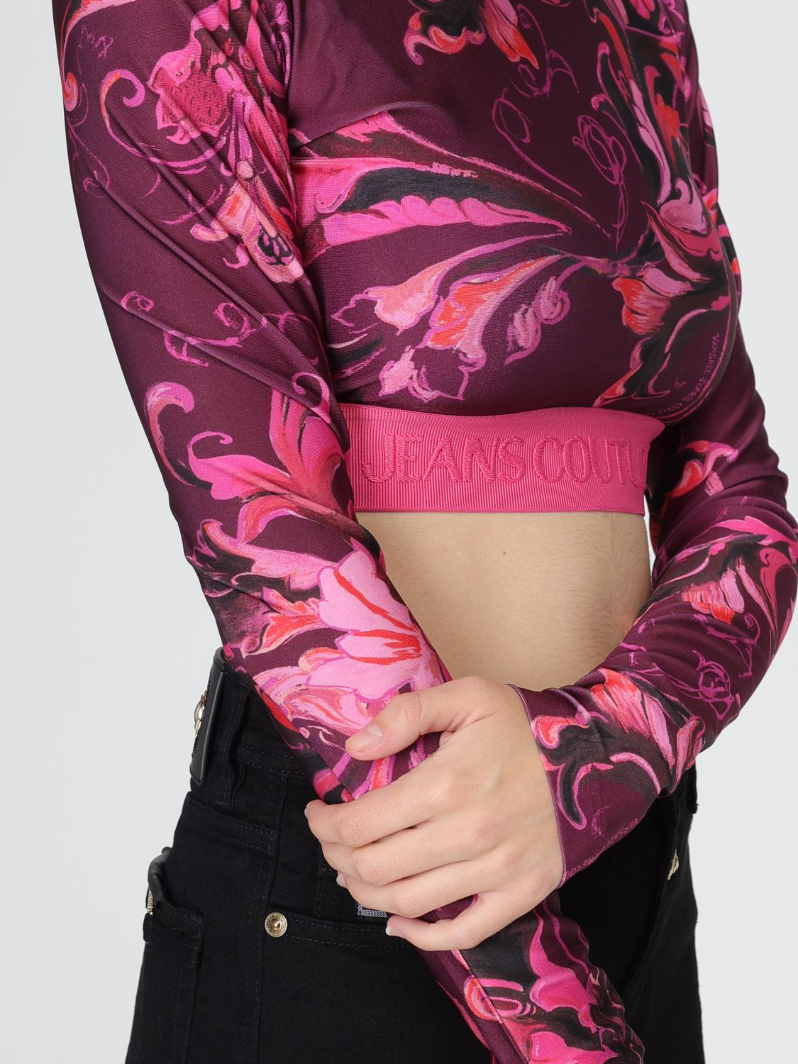 [VERSACE JEANS COUTURE] T-shirts Long Sleeve FW25 79HAH218JS501 317