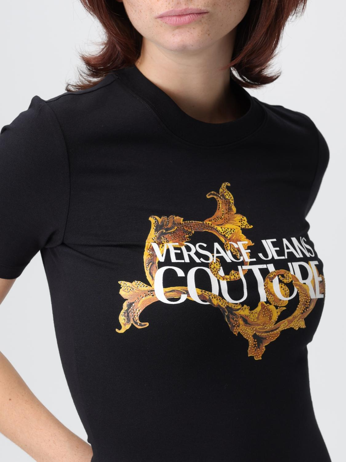 [VERSACE JEANS COUTURE] Short sleeve dress FW25 79HAOE06CJ02E G89
