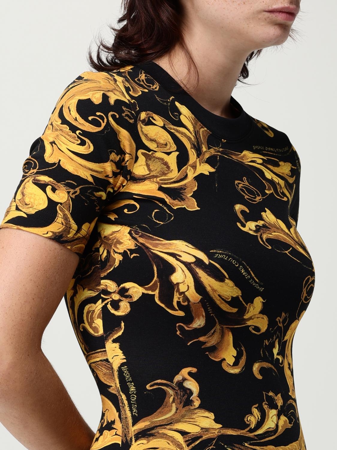 [VERSACE JEANS COUTURE] Short sleeve dress FW25 79HAO939JS504 G89