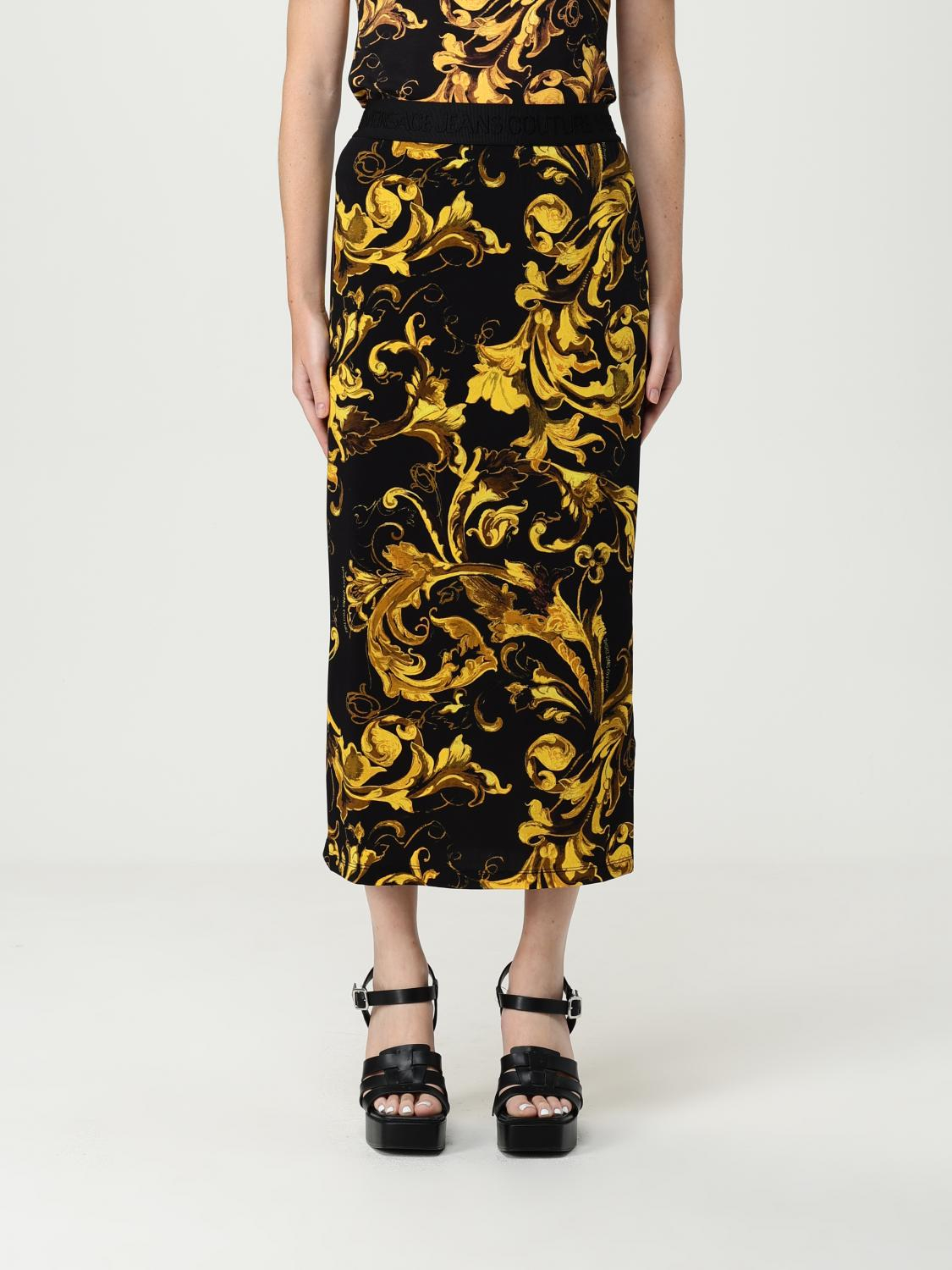 [VERSACE JEANS COUTURE] Long skirt FW25 79HAE806JS500 G89