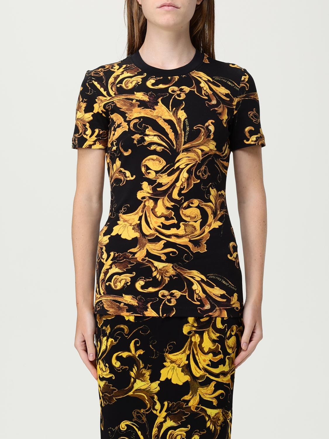 [VERSACE JEANS COUTURE] T-shirts Short Sleeve FW25 79HAH608JS504 G89