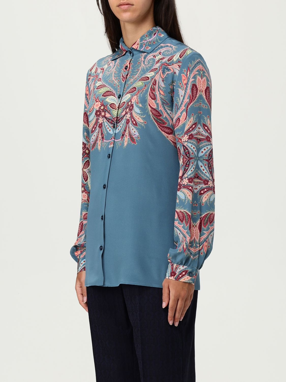 [Etro] Shirts Long Sleeve FW25 WRIA0019AKA37 X0884