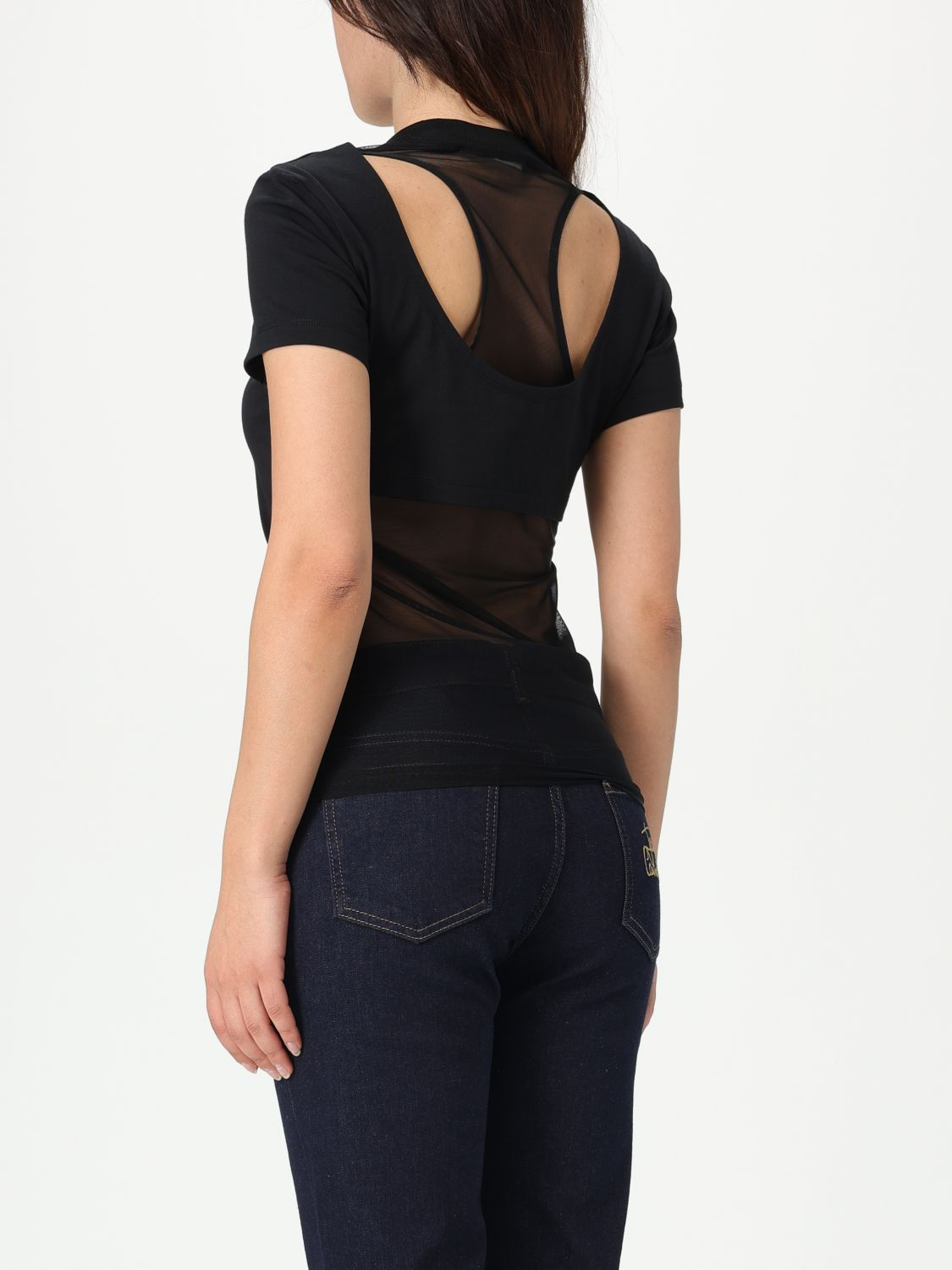 [VERSACE JEANS COUTURE] T-shirts Short Sleeve FW25 78HAHE00CJ02E 899