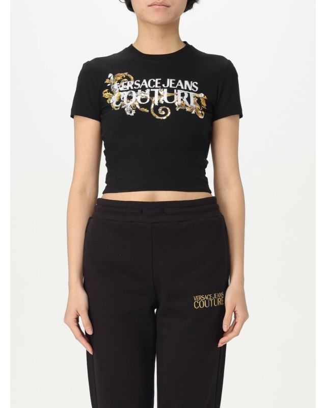 [VERSACE JEANS COUTURE] T-shirts Short Sleeve FW25 78HAHC05CJ02C G89