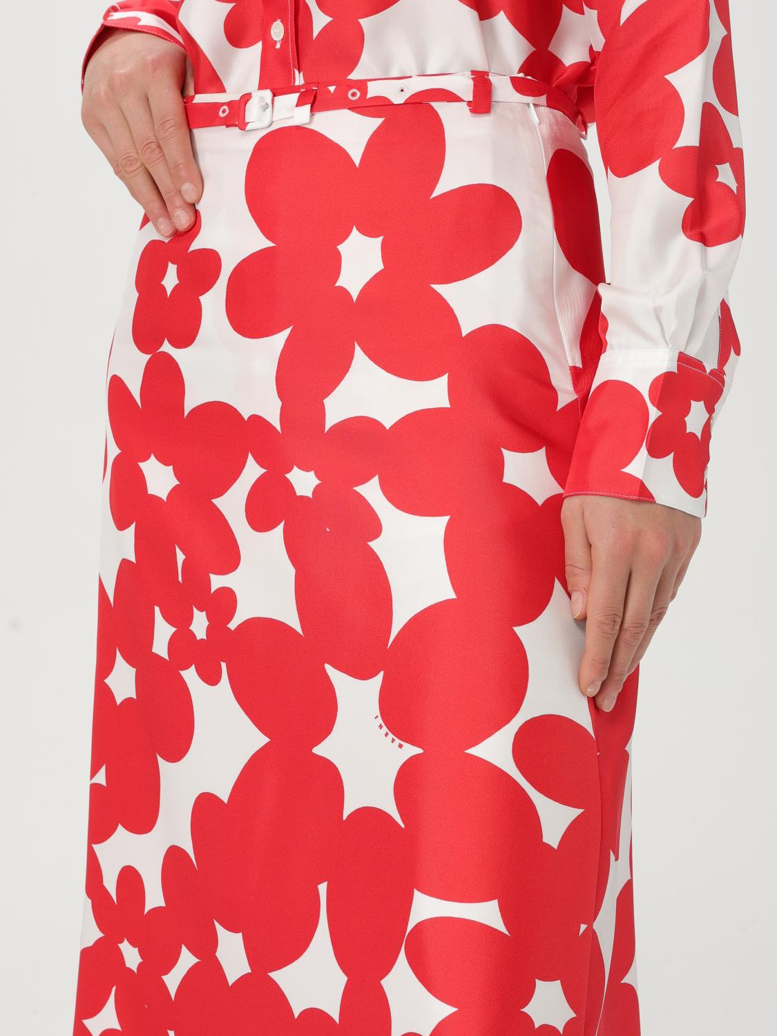 [Marni] Midi skirt FW25 GOMA0709CSUTSG26 DIR63