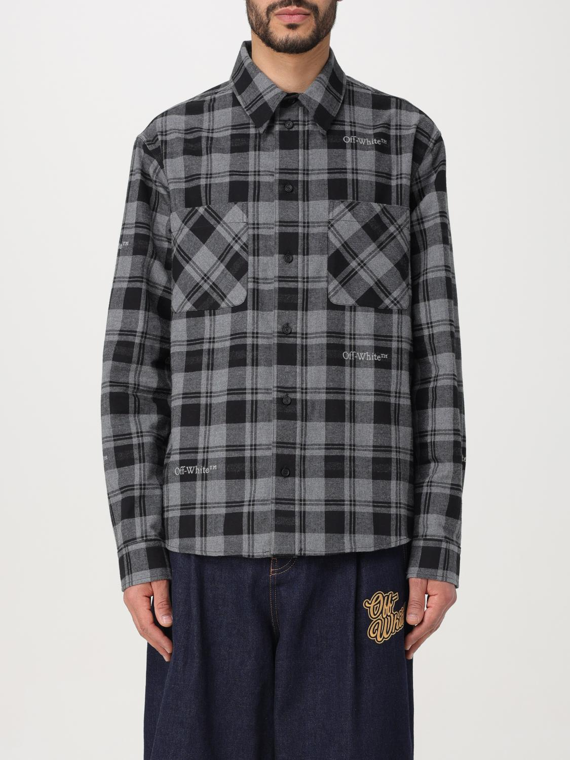 [Off-White] Shirts Long Sleeve FW25 OMGE030C99FAB001 0800