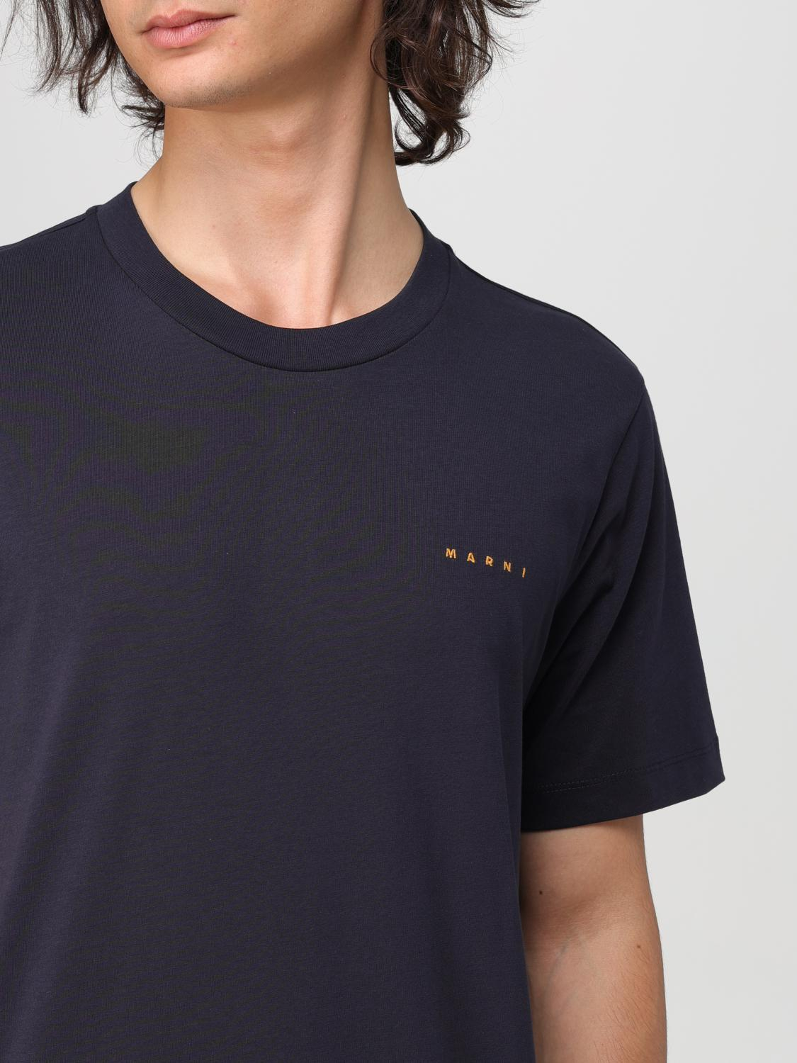 [Marni] T-shirts Short Sleeve FW25 HUMU0198X1UTCZ57 00B99