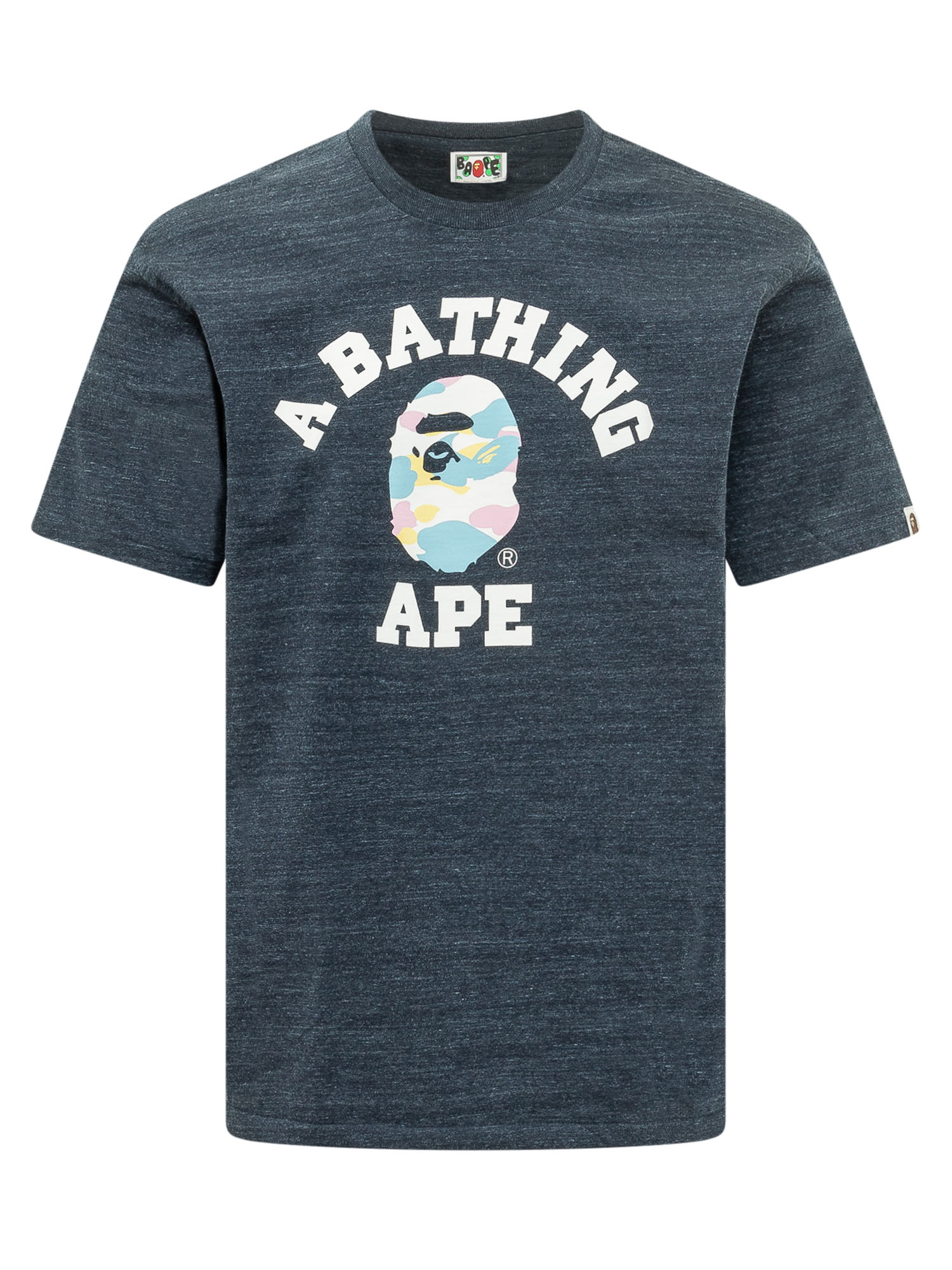 [BAPE] T-shirts Short Sleeve SS26 001TEM301025M NAVY