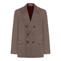 [Brunello Cucinelli] Blazer SS26 MZ4087BPDC009 NOCCIOLA